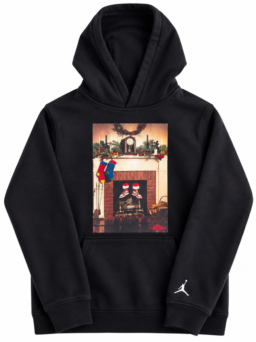 Nike Air Jordan Boys Holiday Graphic Hoodie – Size 12–13